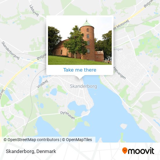 Skanderborg map