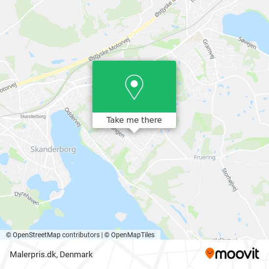Malerpris.dk map