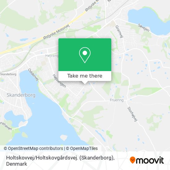 Holtskovvej / Holtskovgårdsvej. (Skanderborg) map