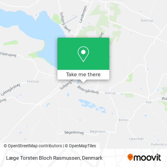 Læge Torsten Bloch Rasmussen map