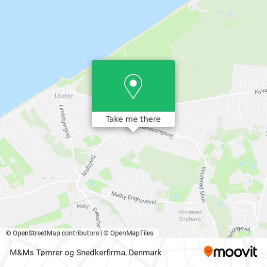 M&Ms Tømrer og Snedkerfirma map