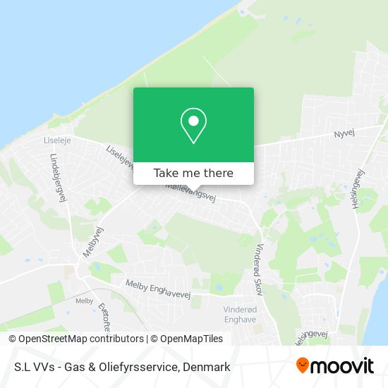 S.L VVs - Gas & Oliefyrsservice map