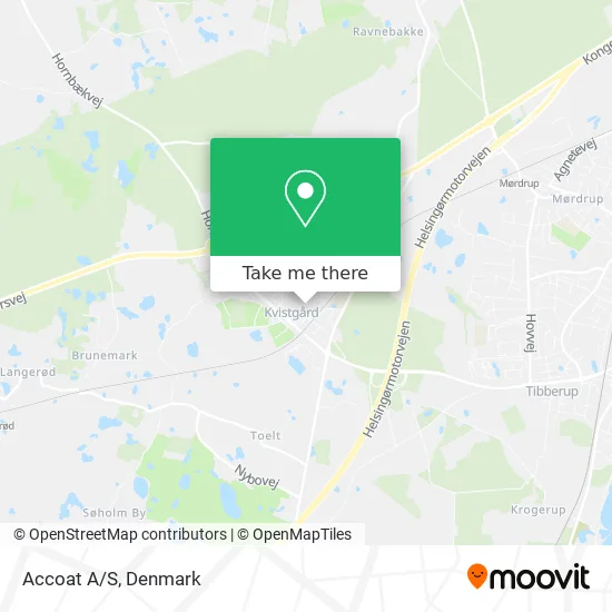 Accoat A/S map