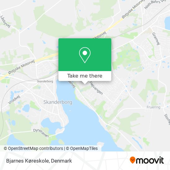 Bjarnes Køreskole map