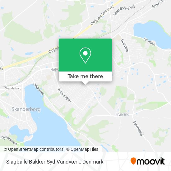 Slagballe Bakker Syd Vandværk map