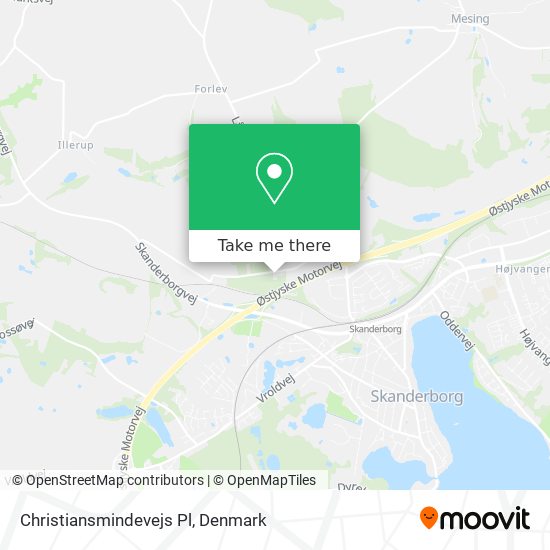 Christiansmindevejs Pl map