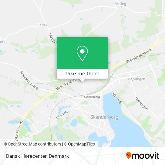 Dansk Hørecenter map