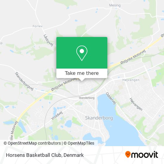 Horsens Basketball Club map