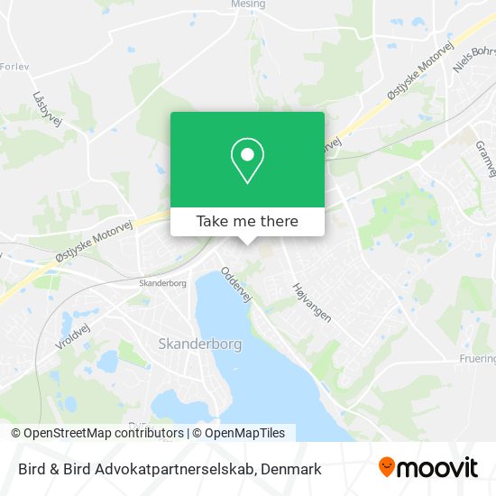 Bird & Bird Advokatpartnerselskab map