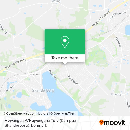 Højvangen V / Højvangens Torv (Campus Skanderborg) map