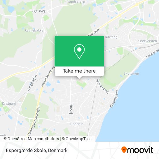 Espergærde Skole map