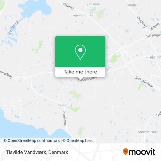 Tisvilde Vandværk map