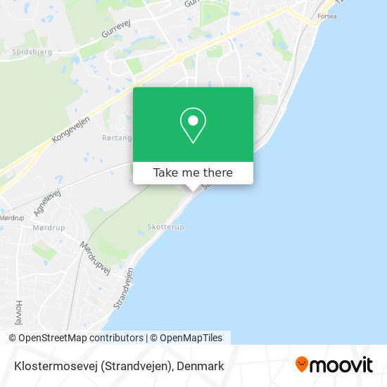 Klostermosevej (Strandvejen) map