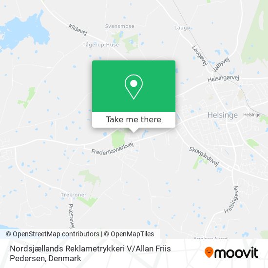 Nordsjællands Reklametrykkeri V / Allan Friis Pedersen map