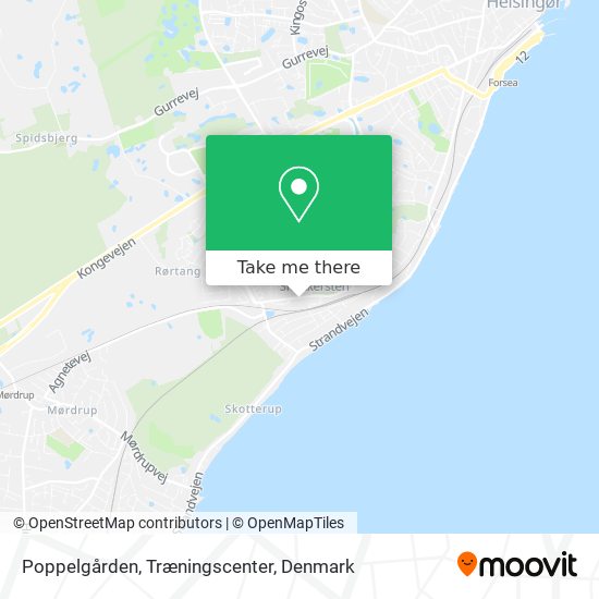 Poppelgården, Træningscenter map