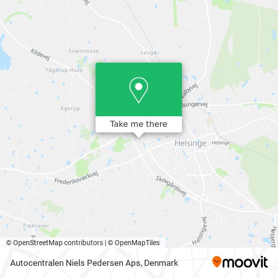 Autocentralen Niels Pedersen Aps map