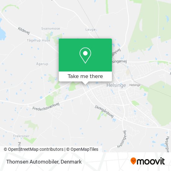 Thomsen Automobiler map