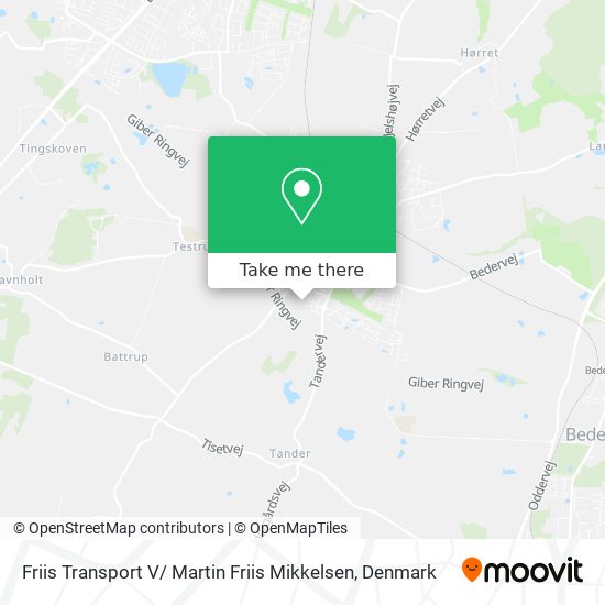 Friis Transport V/ Martin Friis Mikkelsen map