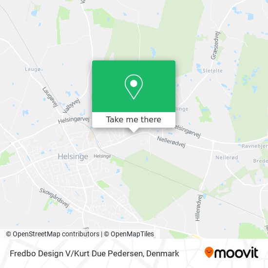Fredbo Design V / Kurt Due Pedersen map