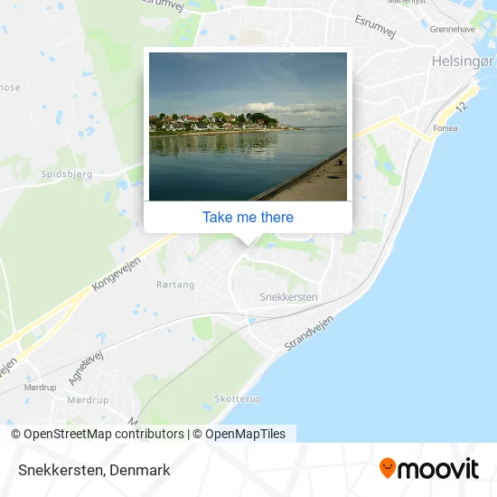 Snekkersten map