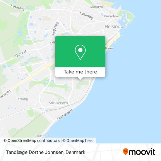 Tandlæge Dorthe Johnsen map