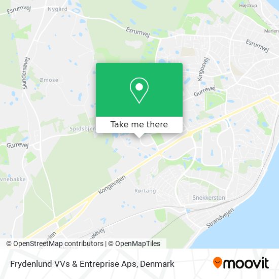 Frydenlund VVs & Entreprise Aps map