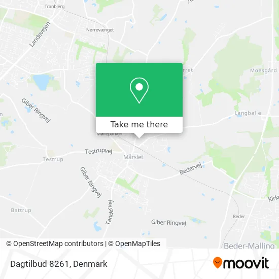 Dagtilbud 8261 map