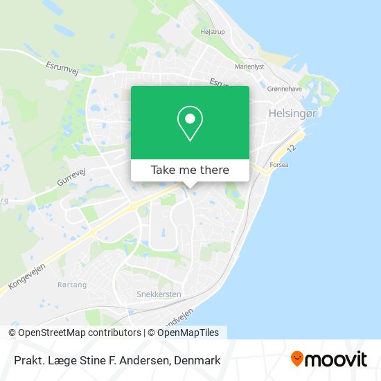 Prakt. Læge Stine F. Andersen map
