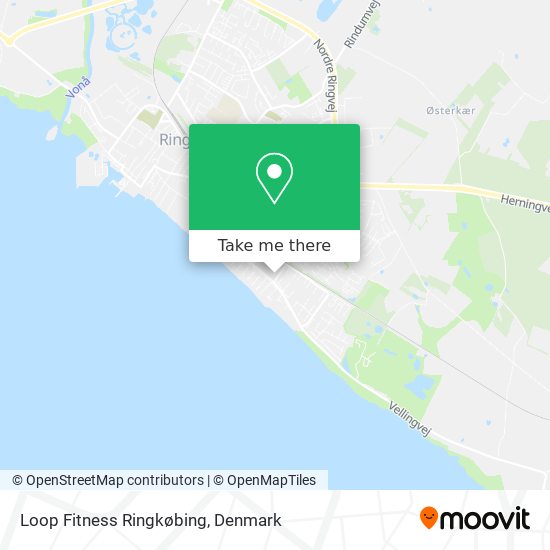 Loop Fitness Ringkøbing map