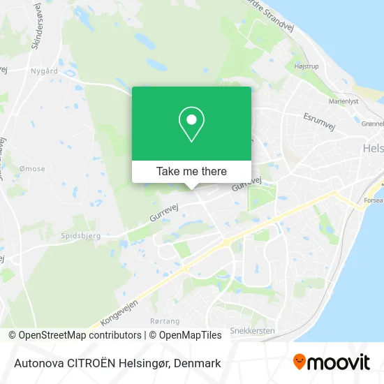 Autonova CITROËN Helsingør map