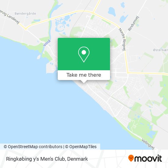 Ringkøbing y's Men's Club map