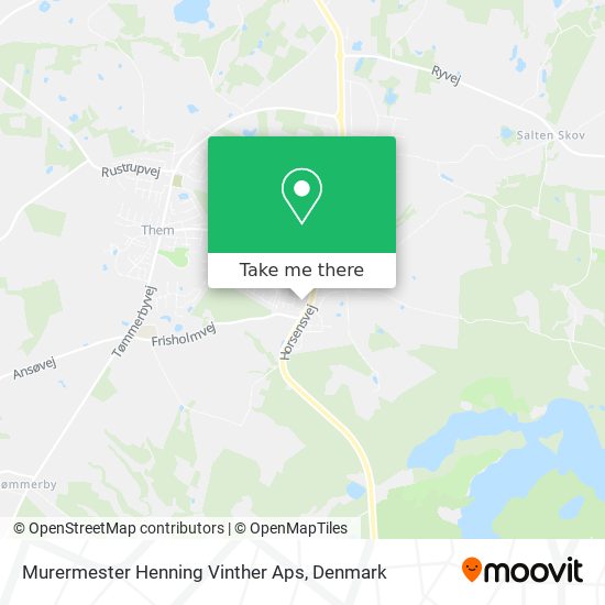 Murermester Henning Vinther Aps map