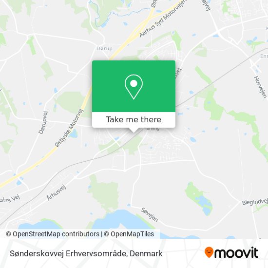 Sønderskovvej Erhvervsområde map