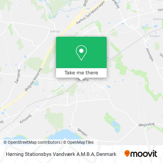 Hørning Stationsbys Vandværk A.M.B.A map