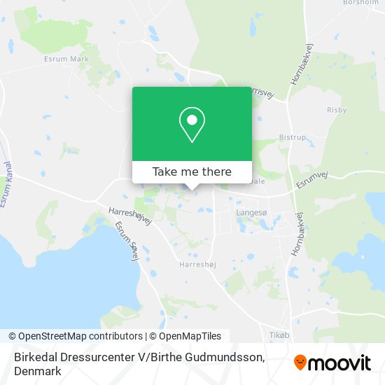 Birkedal Dressurcenter V / Birthe Gudmundsson map