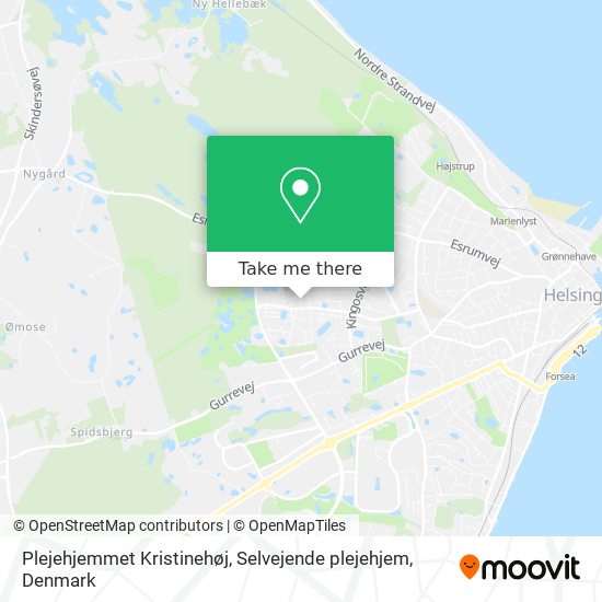 Plejehjemmet Kristinehøj, Selvejende plejehjem map