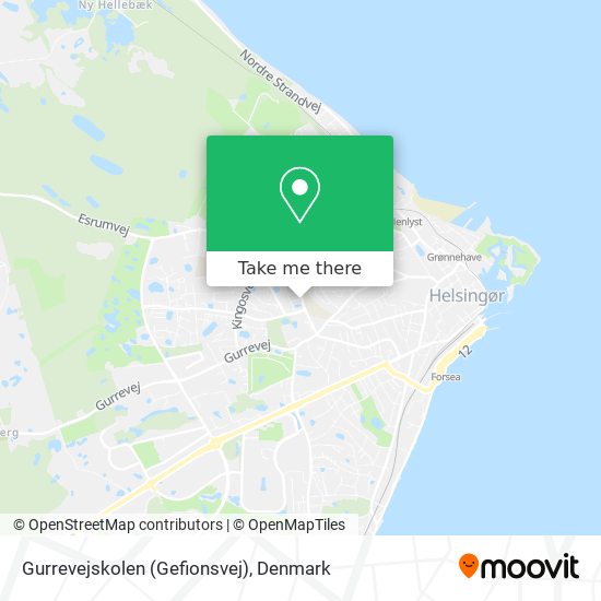 Gurrevejskolen (Gefionsvej) map