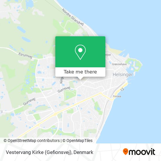 Vestervang Kirke (Gefionsvej) map