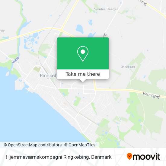 Hjemmeværnskompagni Ringkøbing map
