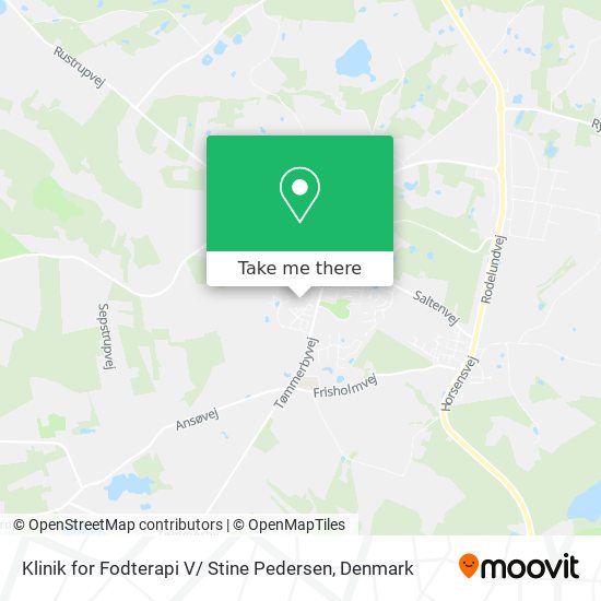 Klinik for Fodterapi V/ Stine Pedersen map