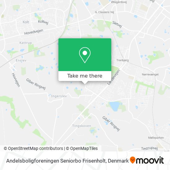 Andelsboligforeningen Seniorbo Frisenholt map