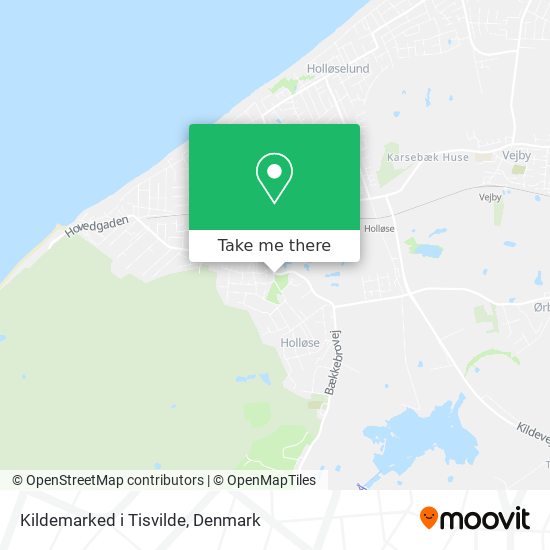 Kildemarked i Tisvilde map