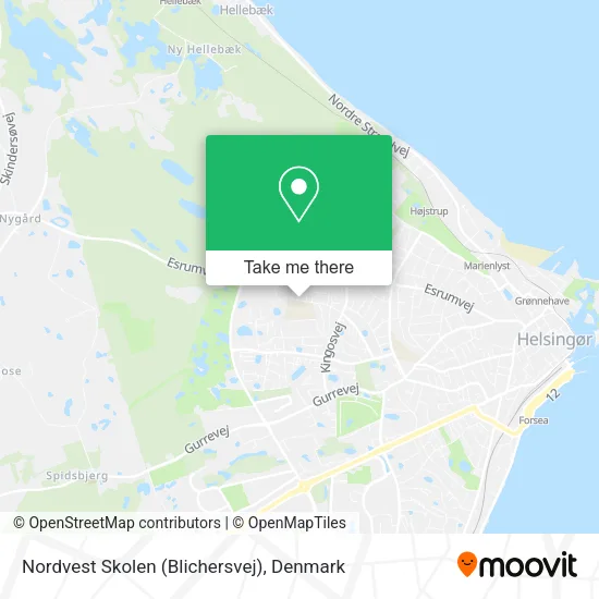 Nordvest Skolen (Blichersvej) map