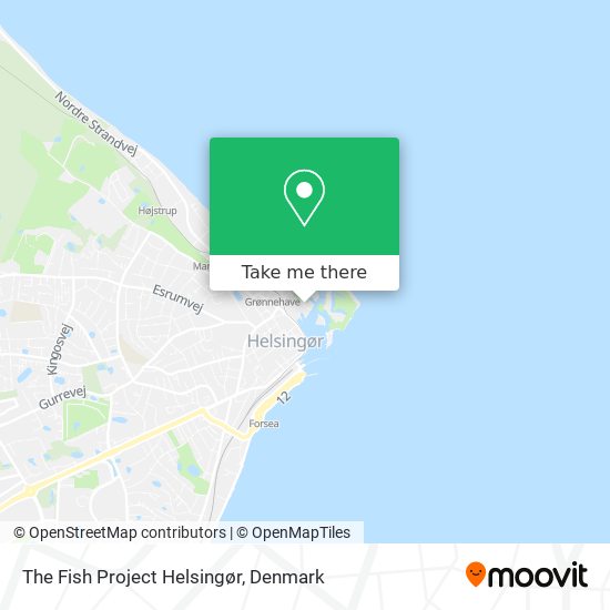 The Fish Project Helsingør map