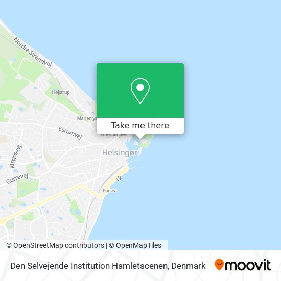 Den Selvejende Institution Hamletscenen map