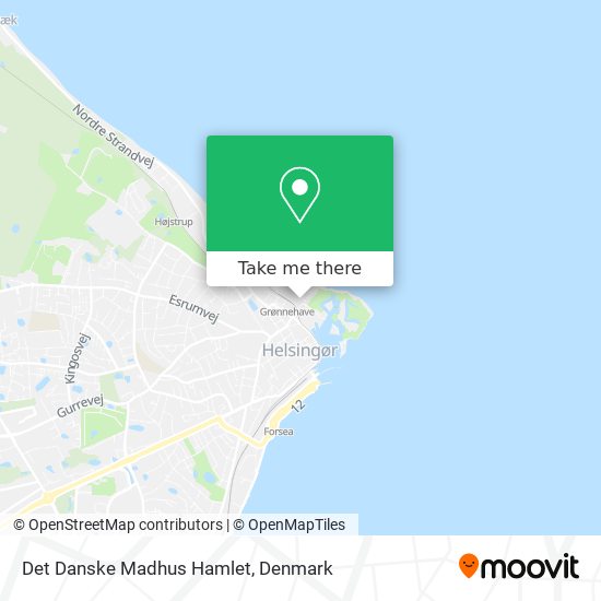 Det Danske Madhus Hamlet map