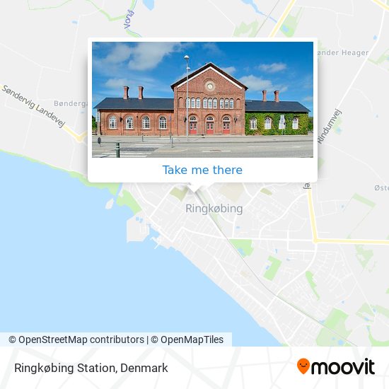 Ringkøbing Station map