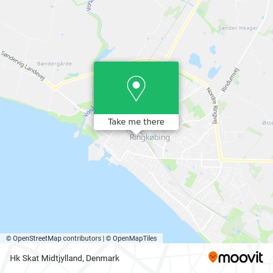 Hk Skat Midtjylland map