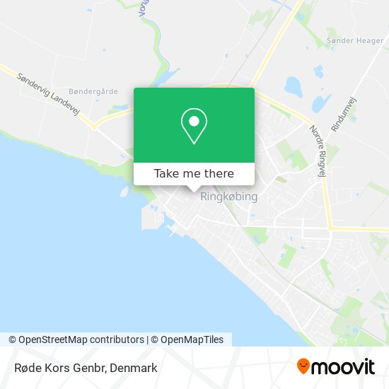 Røde Kors Genbr map