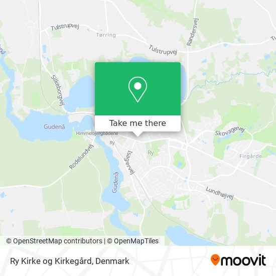 Ry Kirke og Kirkegård map